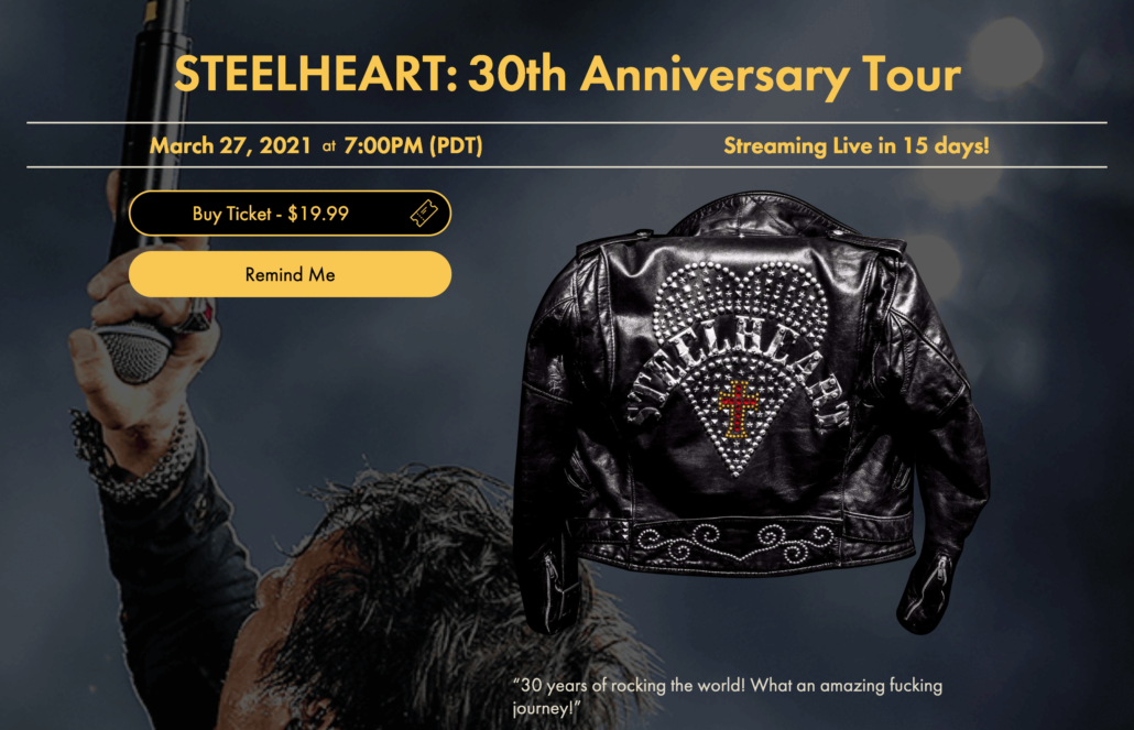 steelheart tour 2017